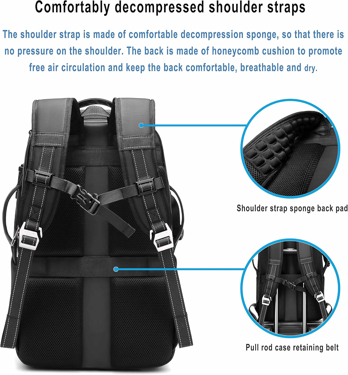 Waterproof DSLR Camera Backpack - Large with TSA Lock, Fits Drone & 17-Inch Laptop