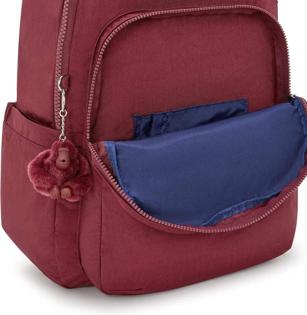 Kipling Women's Seoul 15' Laptop Backpack, Durable, Roomy with Padded Shoulder Straps, Built-In Protective Sleeve