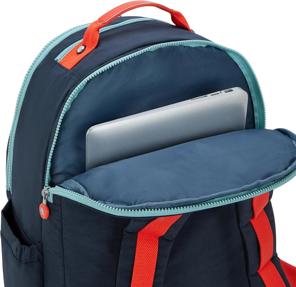 Kipling Seoul Extra Large 17' Laptop Backpack Cosmo Blue C