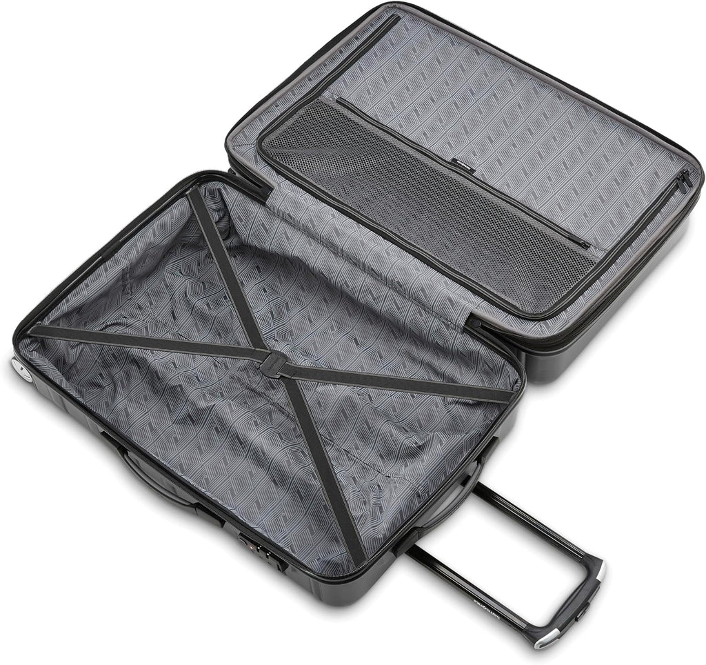 Samsonite Omni 2 Hardside Expandable Luggage with Spinner Wheels, MEDIUM SPINNER, SOLID CHARCOAL
