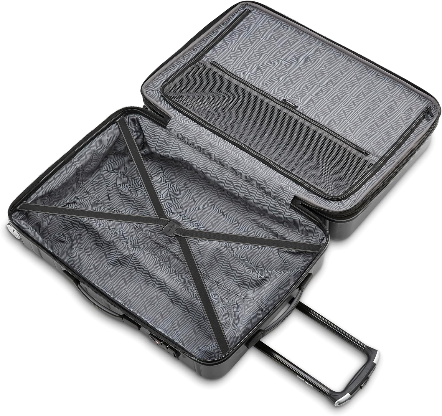 Samsonite Omni 2 Hardside Expandable Luggage with Spinner Wheels, MEDIUM SPINNER, SOLID CHARCOAL