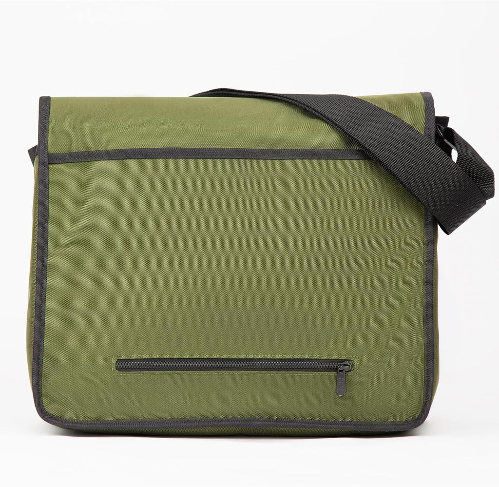Manhattan Portage Deluxe Computer Bag (LG) with Adjustable Strap Water Resistant 1000D Cordura for Work College Travel