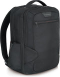 EVERKI Studio Expandable Laptop Backpack for Men & Women – Business and Travel Backpack, Carry-On Backpack for Office & Travel, Professional Backpack, 15-Inch MacBook & Laptop Bag, 26L Capacity, Black