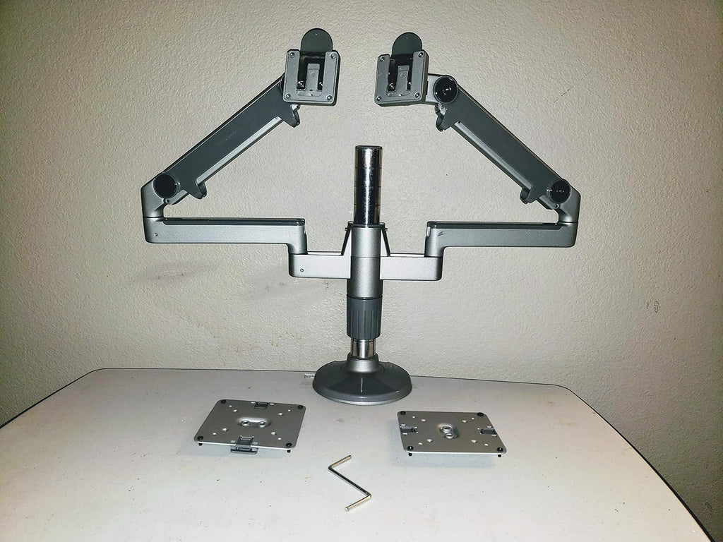 Humanscale M/Flex Dual-Monitor Mounting Arm with Dual Bolt/Clamp Mount (Model MF22S11D12)