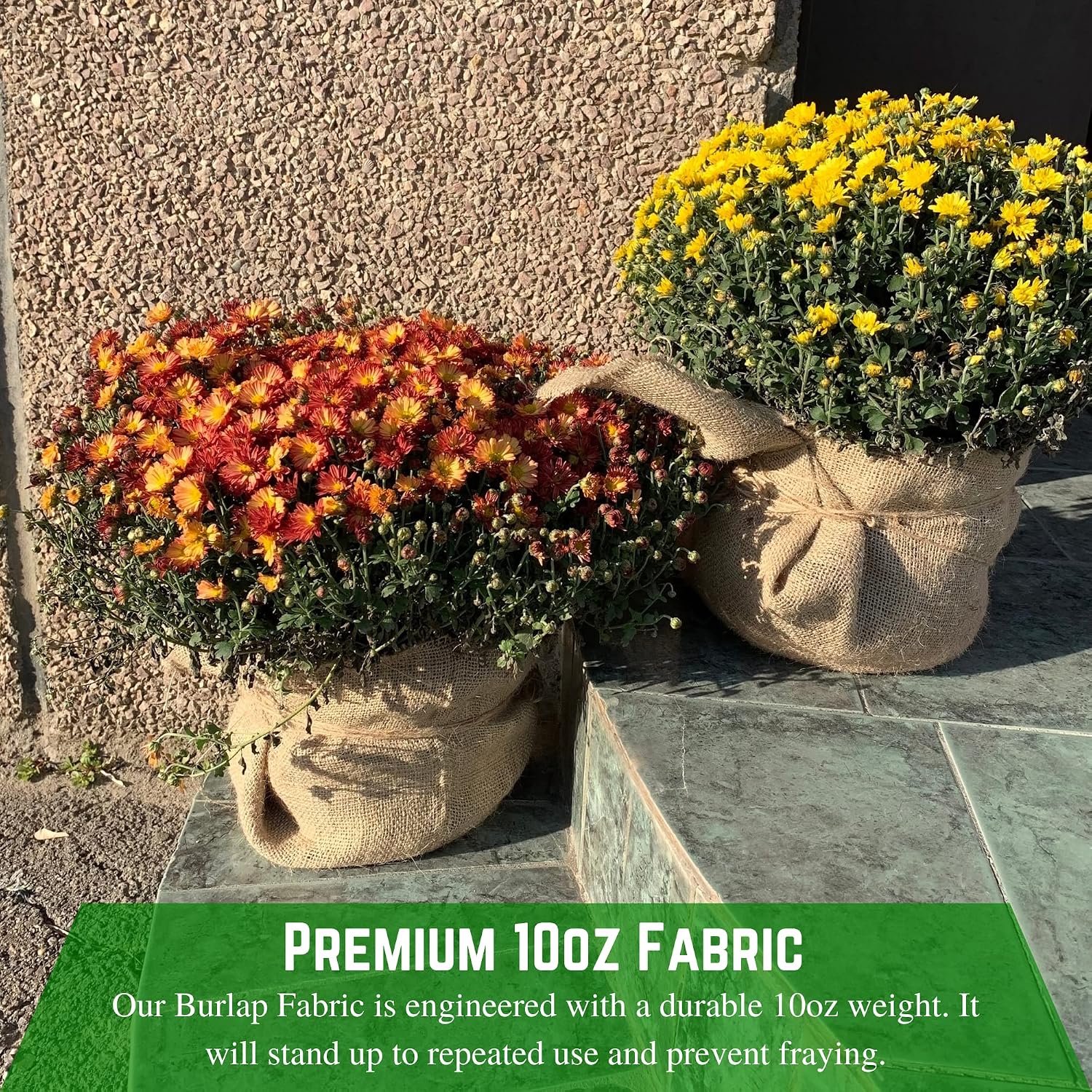 Farm Plastic Supply - Burlap Fabric Roll - (72' x 50') - Table Runners, Landscaping, Gardening