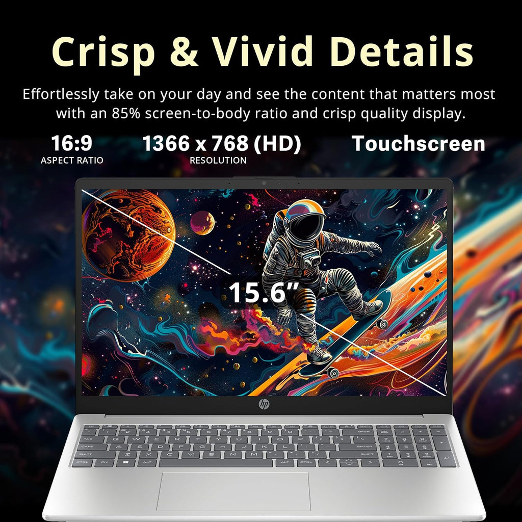 HP Pavilion 15.6' HD Touchscreen Laptop, Intel i5-1235U, 32GB RAM, 2.16TB Storage(2TB SSD + 160GB Docking Station Set), Intel Iris Xe Graphics, Num Pad, 720p Webcam, Wi-Fi 6E, Windows 11, Silver