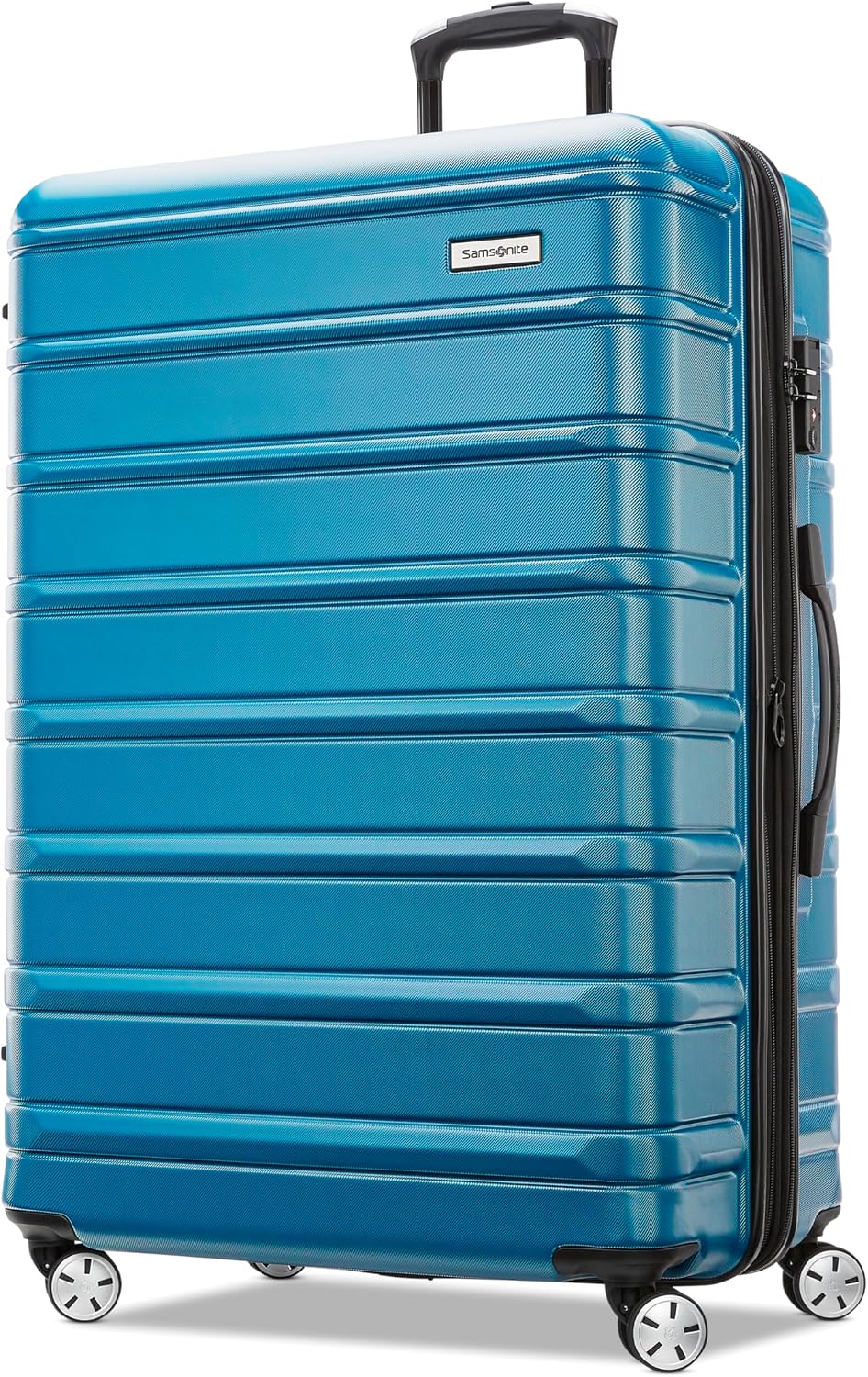 Samsonite Omni 2 Hardside Expandable Luggage with Spinner Wheels, LARGE SPINNER, CARIBBEAN BLUE