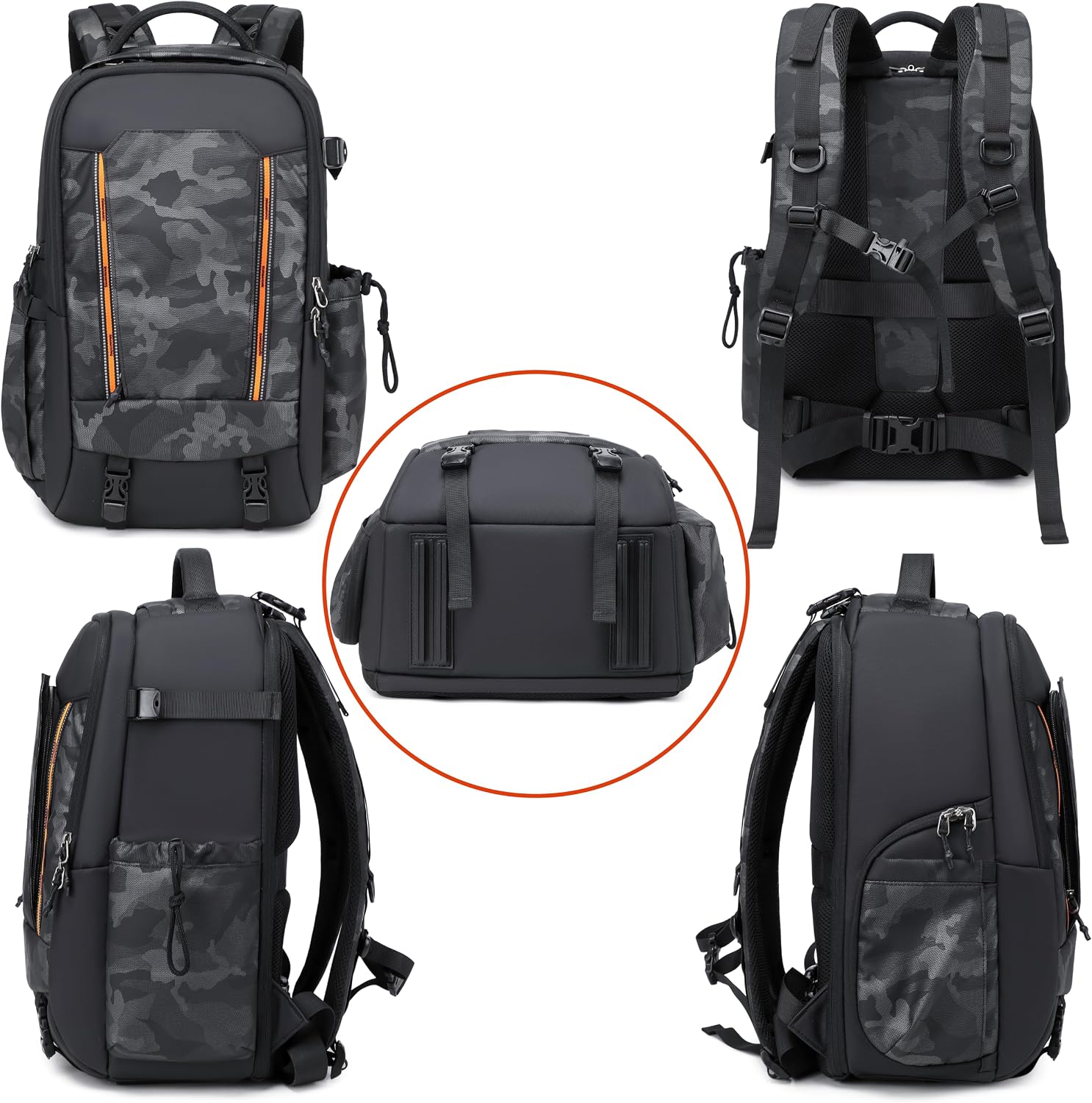 Camera backpack photographer Camera Backpack Waterproof Large for DSLR Cameras Backpacks for Photographers Camera Backpack for Women Men Outdoor Black