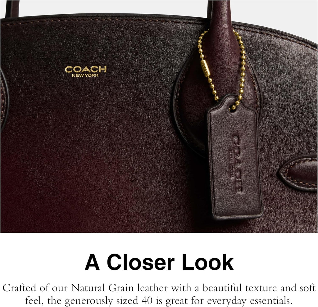 Coach Women's Suede Soft Empire Carryall 40 Tote