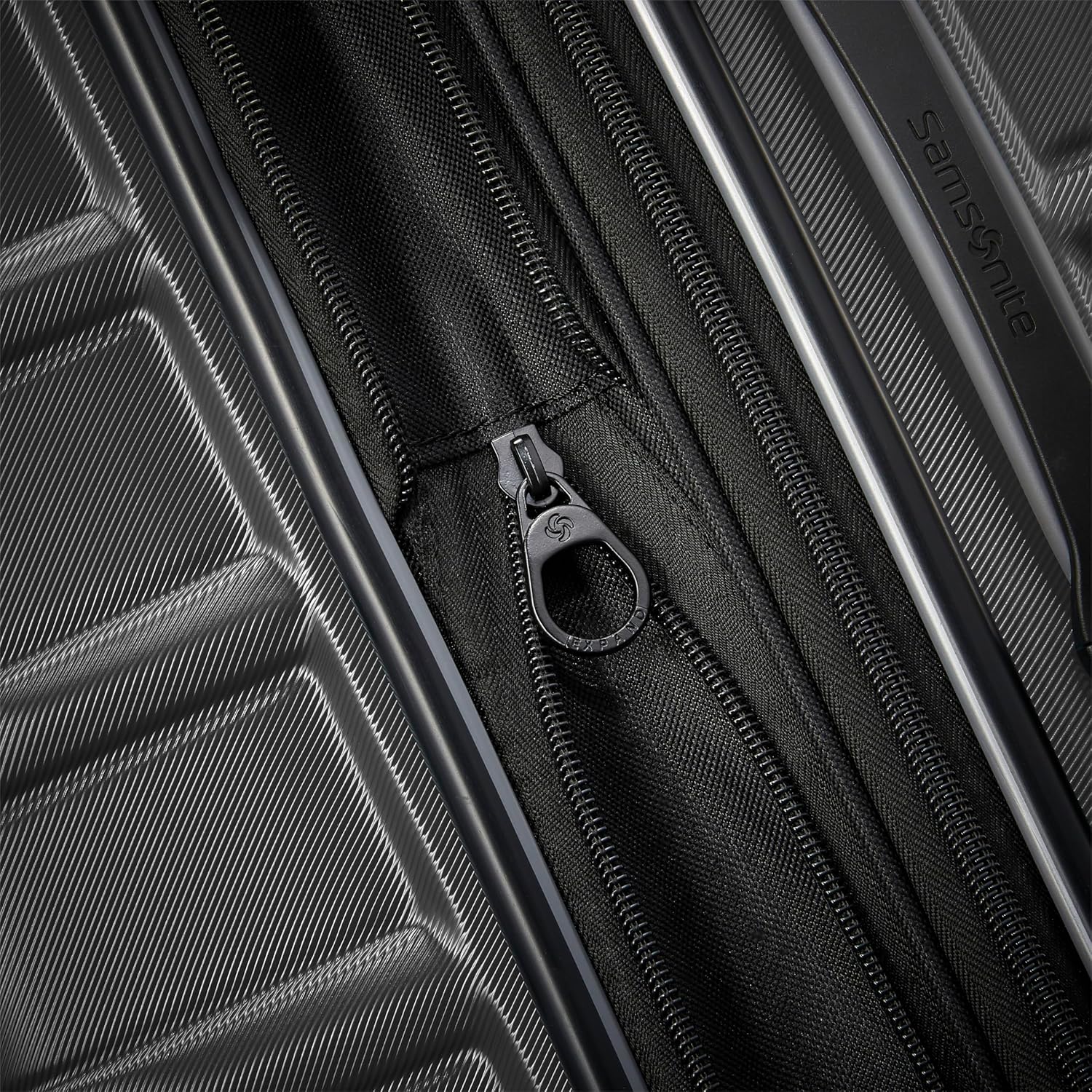 Samsonite Omni 2 Hardside Expandable Luggage with Spinner Wheels, MEDIUM SPINNER, SOLID CHARCOAL
