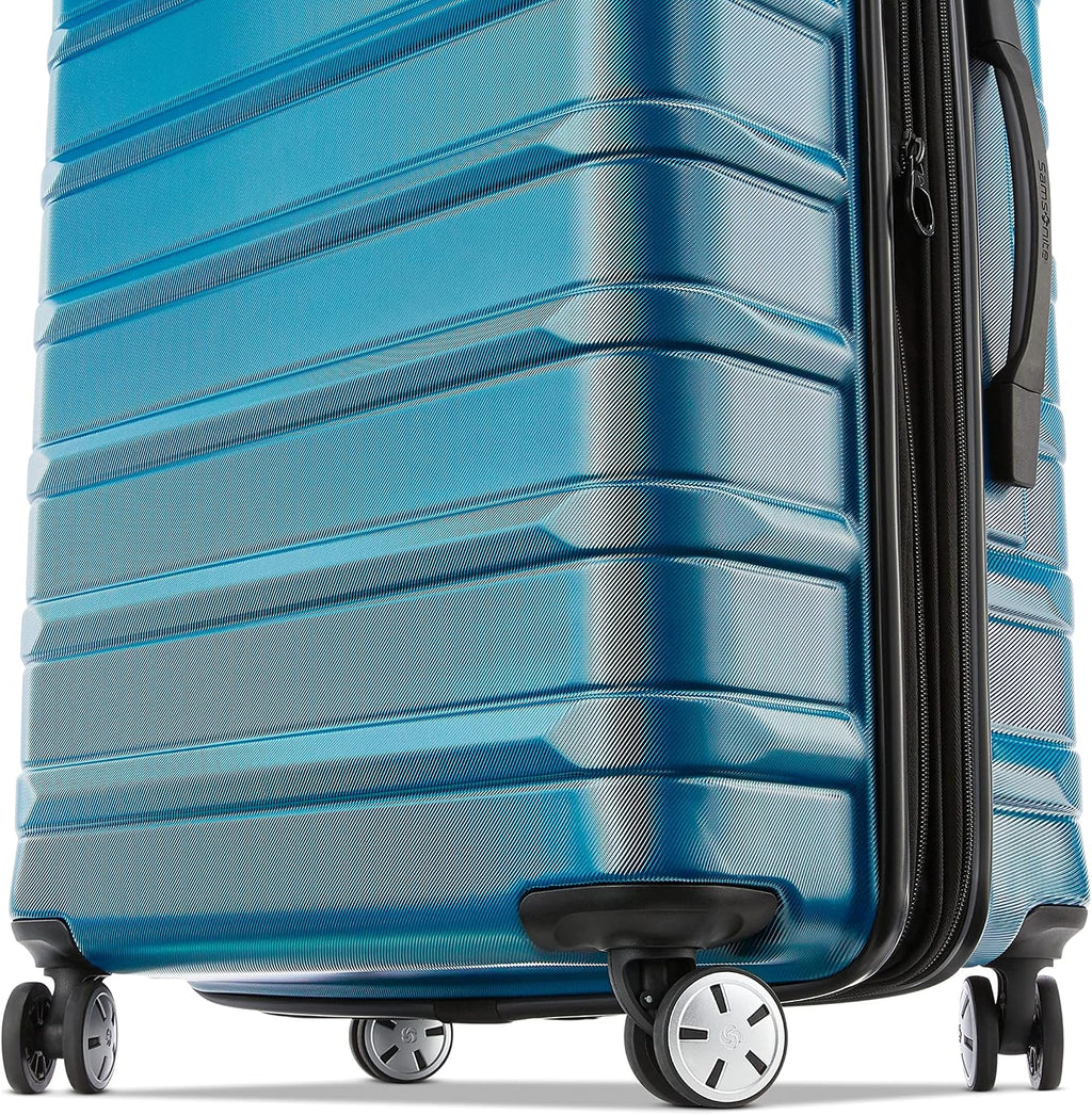Samsonite Omni 2 Hardside Expandable Luggage with Spinner Wheels, 3PC (CO/MED/LG), CARIBBEAN BLUE